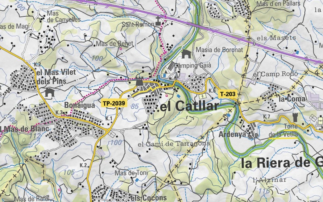 Rutas a pie y en bicicleta por el término del Catllar