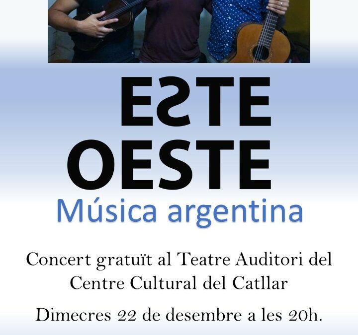 MÚSICA EN EL TEATRO AUDITORIO DEL CENTRO CULTURAL DEL CATLLAR