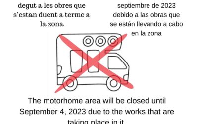 AREA DE AUTOCARAVANAS CERRADA TEMPORALMENTE