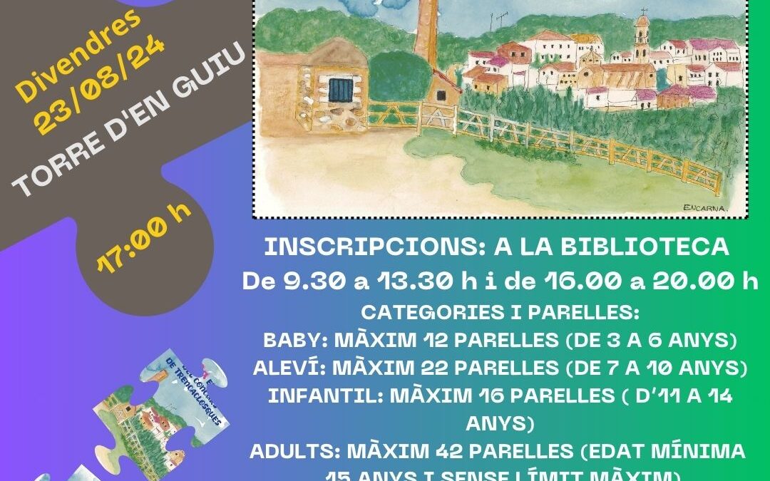 FESTA MAJOR 2024: EL TRENCACLOSQUES A LA TORRE D’EN GUIU