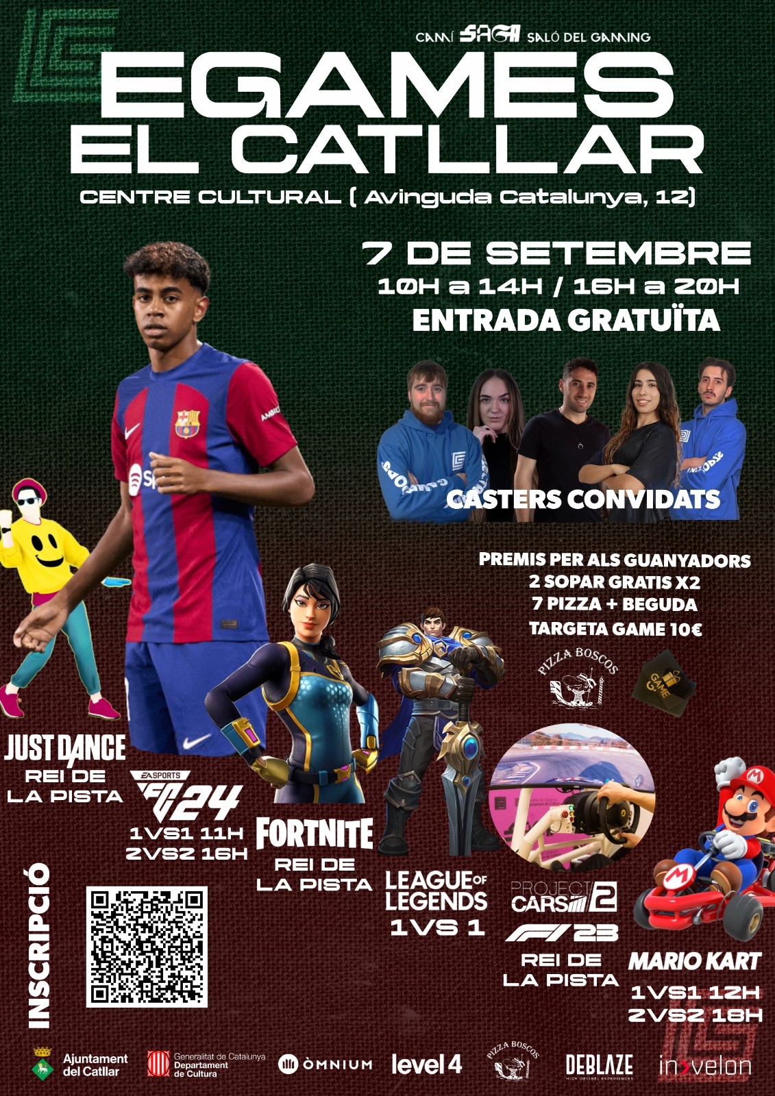 DISFRUTA DE LOS "EGAMES" EN EL CENTRO CULTURAL