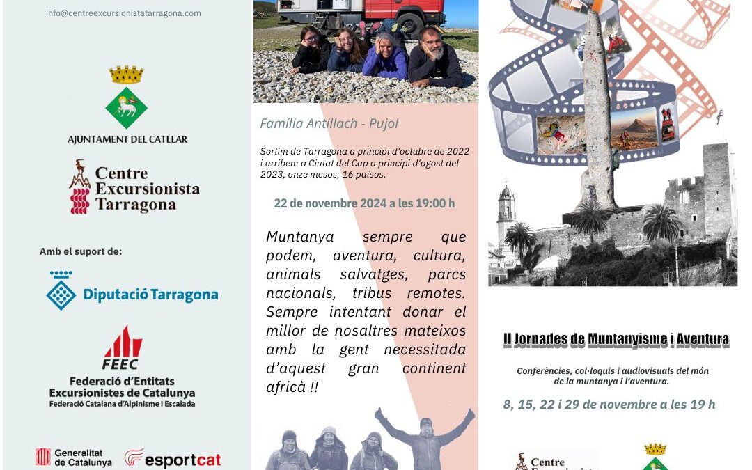 AQUEST DIVENDRES: SESSIÓ DE CINEMA DE MUNTANYISME I AVENTURA A LES 19.00 H