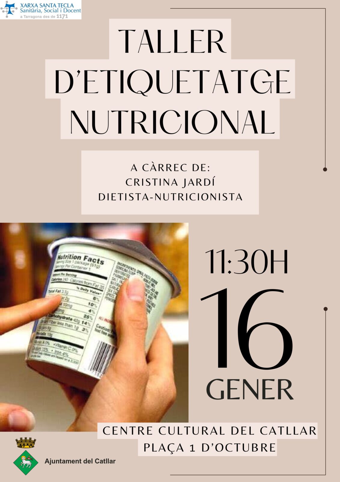 TALLER D'ETIQUETATGE NUTRICIONAL