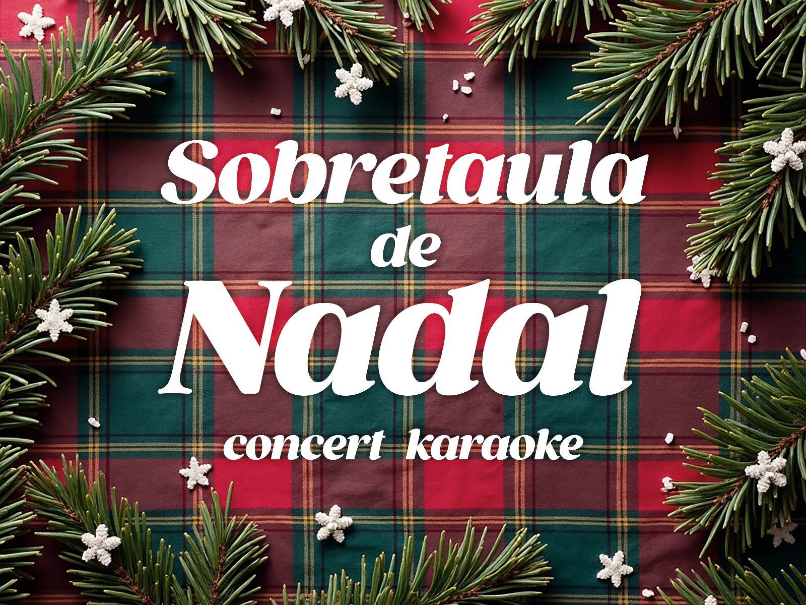 CONCIERTO DE SOBREMESA DE NAVIDAD