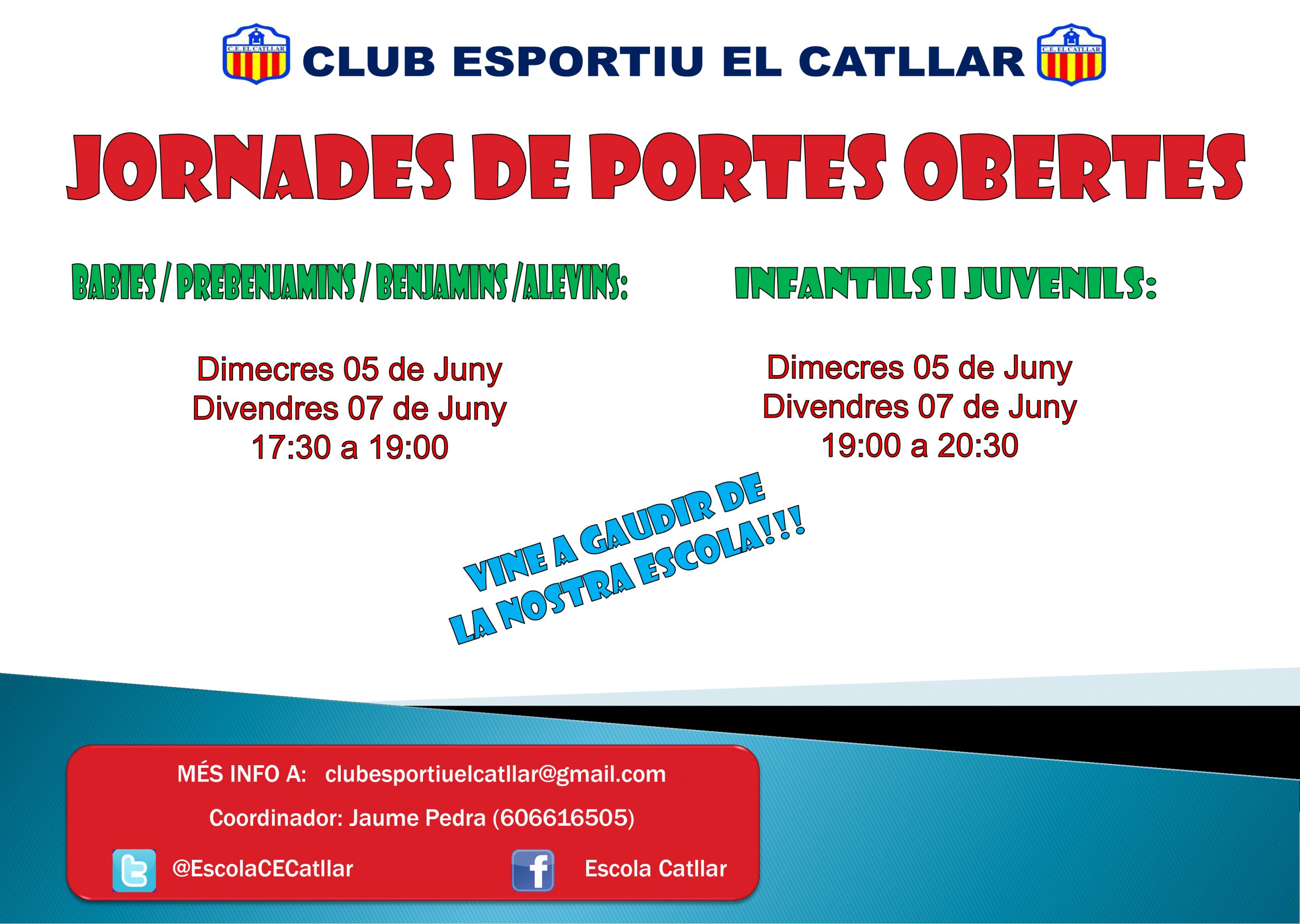 Jornada de portes obertes CLUB ESPORTIU EL CATLLAR